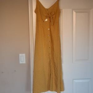 Illa Illa Yellow Polka Dot Dress